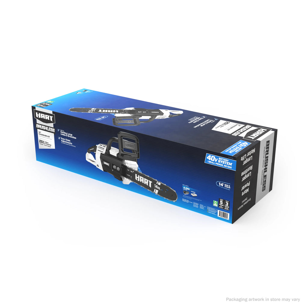 40-Volt 14-inch Battery-Powered Brushless Chainsaw Kit X2414