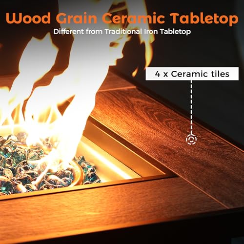 50000 BTU Propane Fire Pit Table K83462