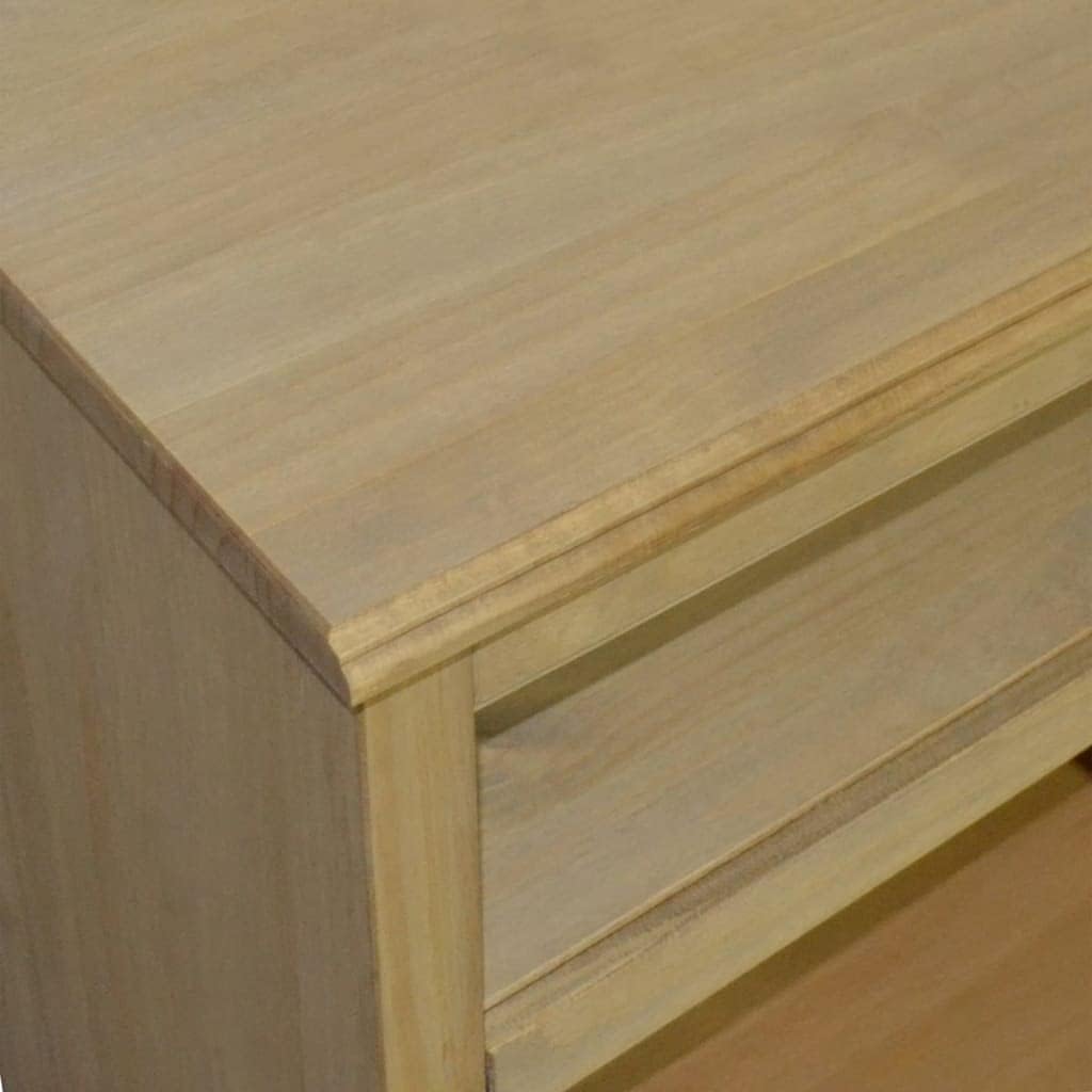 Rustic TV Cabinet with Storage Space, Mexican Pine, 31.5"x16.9"x30.7" E3137