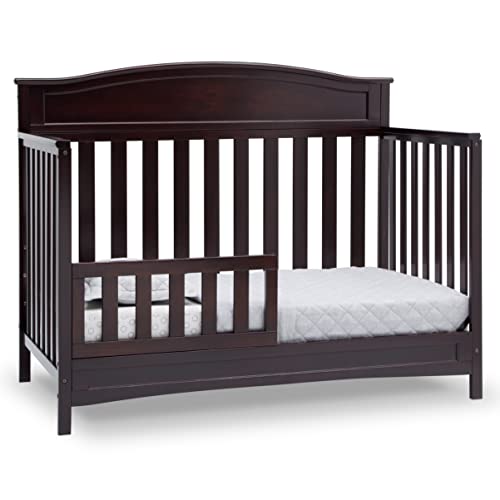 White 4-in-1 Convertible Baby Crib Y94335
