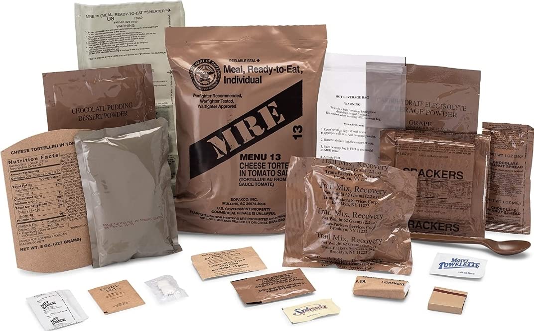 4-Pack MREs (Meals Ready-to-Eat) I8128
