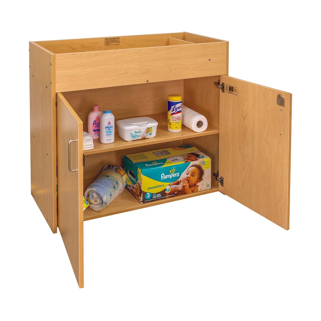 Maple Wood Infant Diaper Changing Table R458623