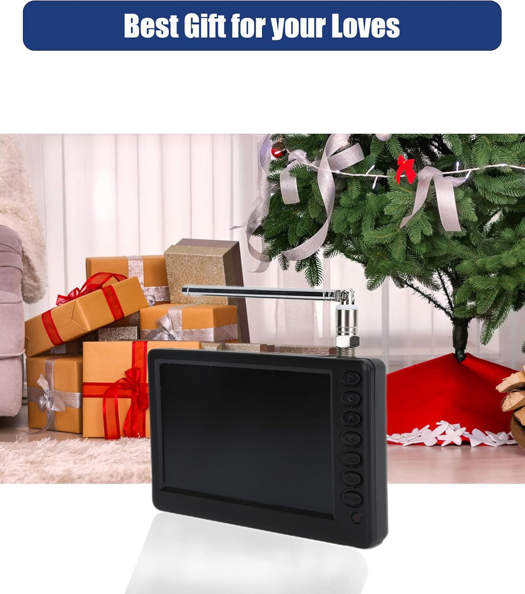 5 Inch 1080P Portable Digital TV with Antenna and Rechargeable Battery A4186
