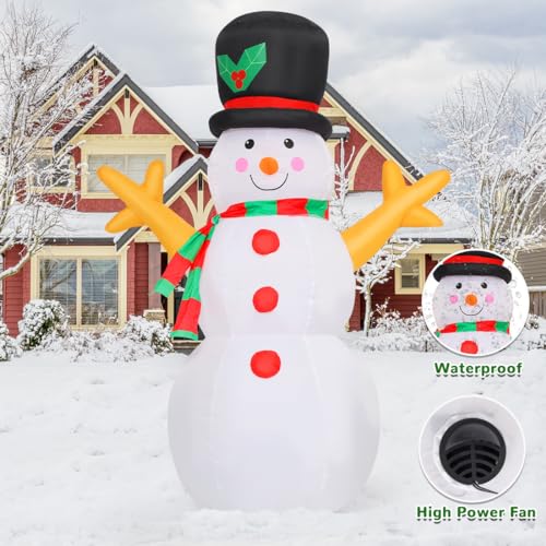 5 FT Christmas Snowman Inflatable Decoration with Branch Hand Y45448