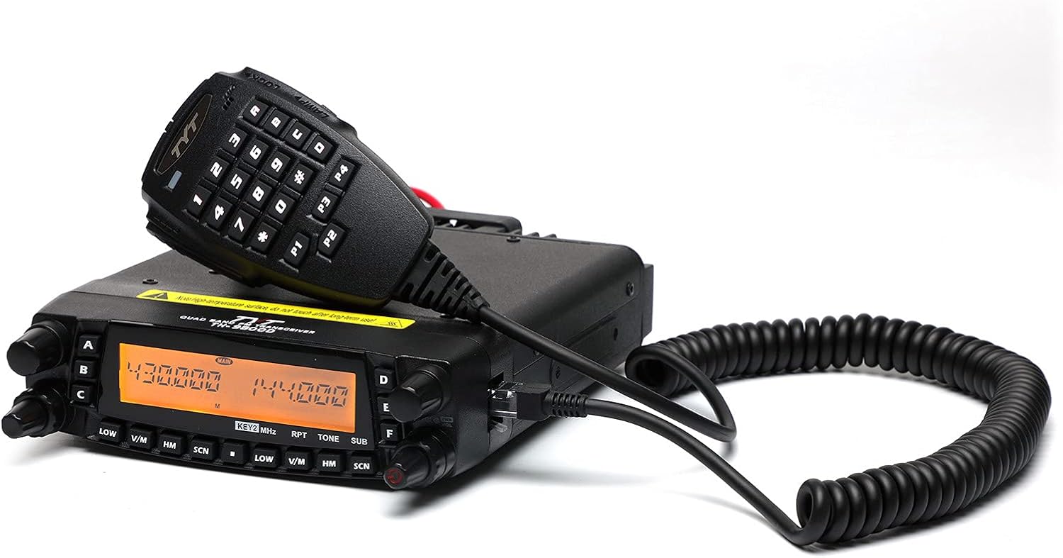 Quad Band 50W Mobile Transceiver Vehicle Radio T492