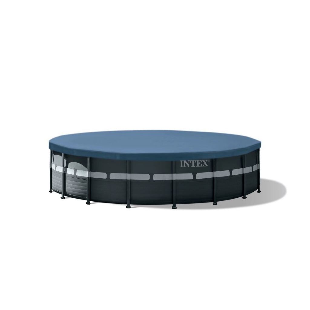 18' x 52" Round Above Ground Pool Set with Filter Pump C72561