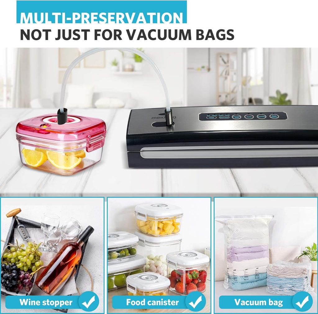 Compact Vacuum Sealer Machine with Starter Kit F4176