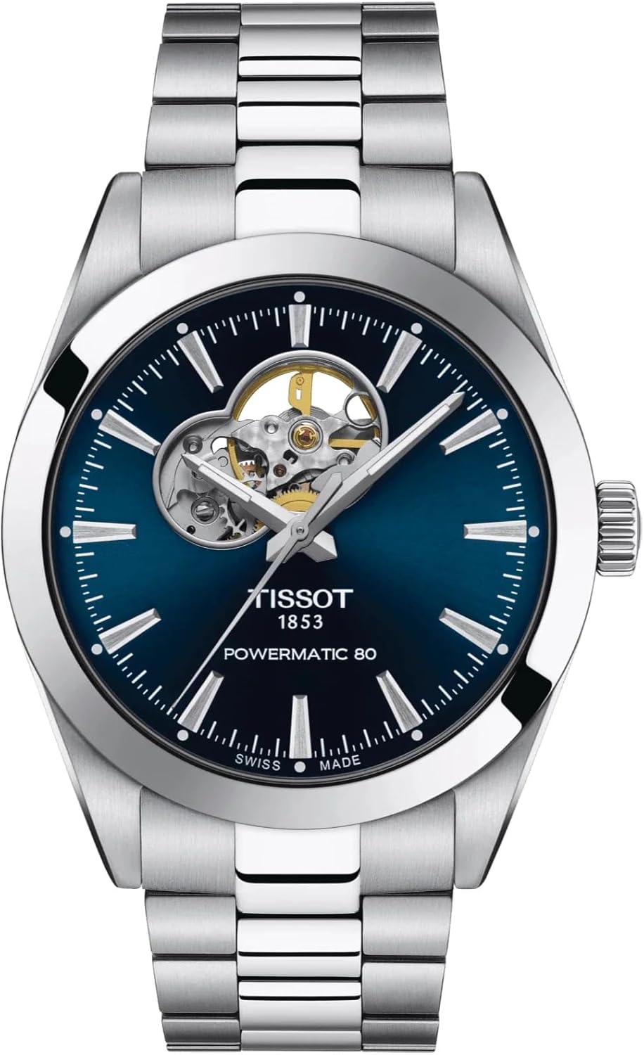 Grey Stainless Steel Automatic Watch A1536