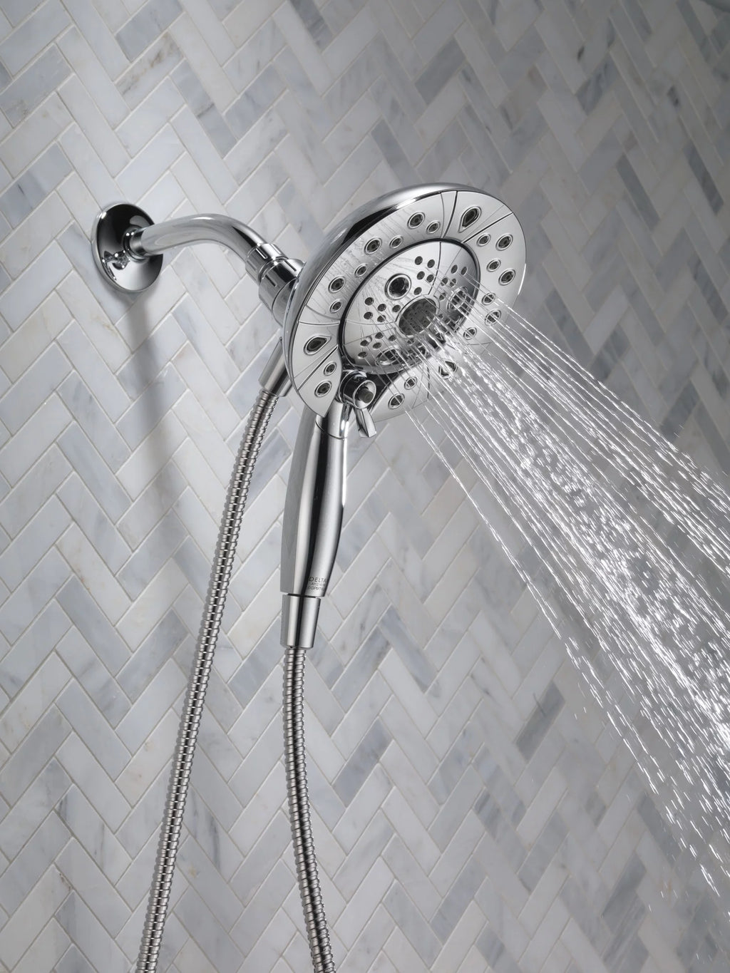 5-Spray Hand Shower and Shower Head Combo in Chrome Y86923
