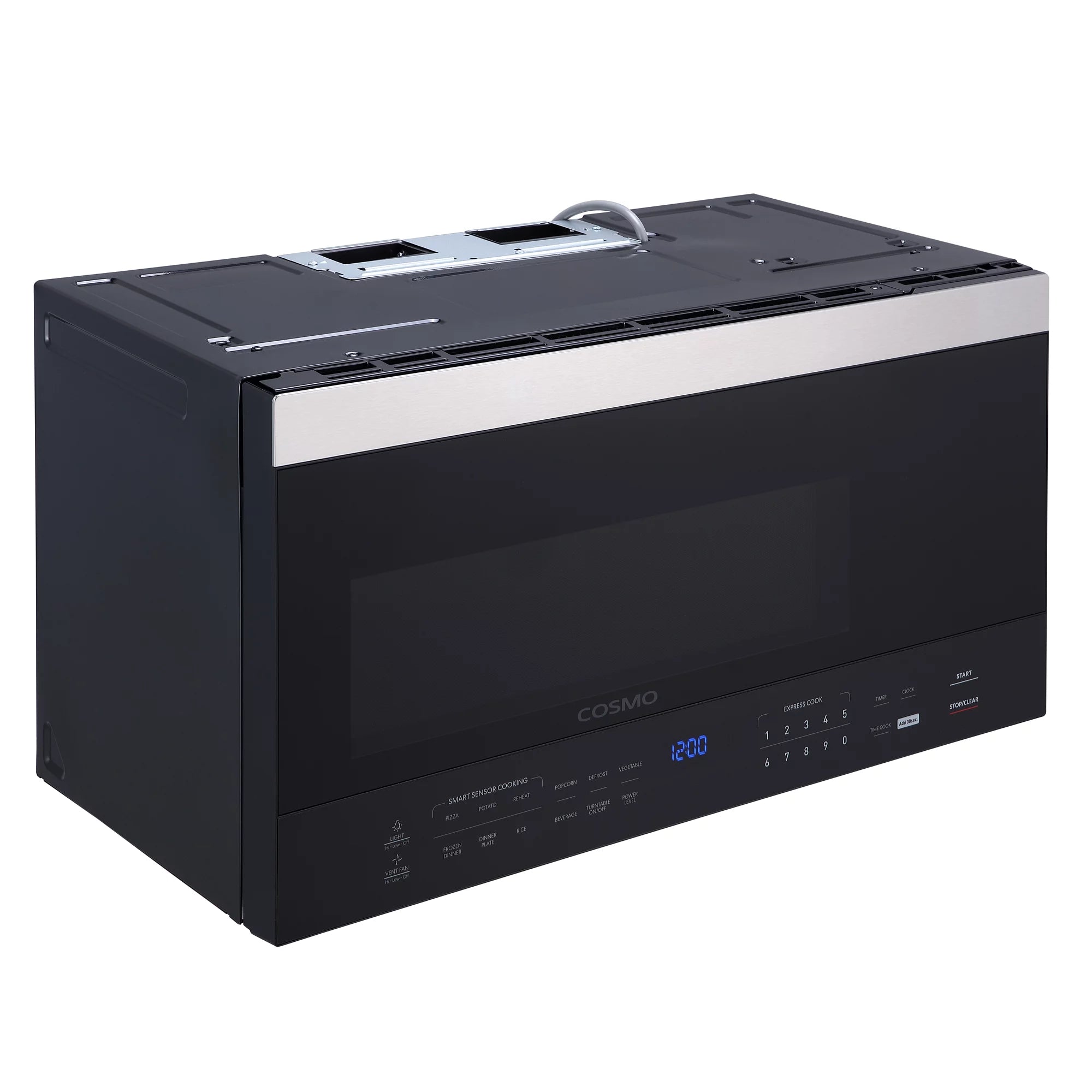 2 Piece Kitchen Appliance Package with 30" Over the Range Microwave & 30" Freestanding Electric Range S76530