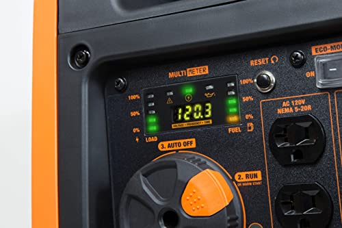 4500-Watt Portable Inverter Generator with Fuel Shut-Off D651479