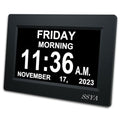 7 Inch Calendar Clock with Auto Dimmable Display O49050