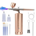 Handheld Cordless Dual-Action Airbrush Kit with 0.3mm Nozzles H3924