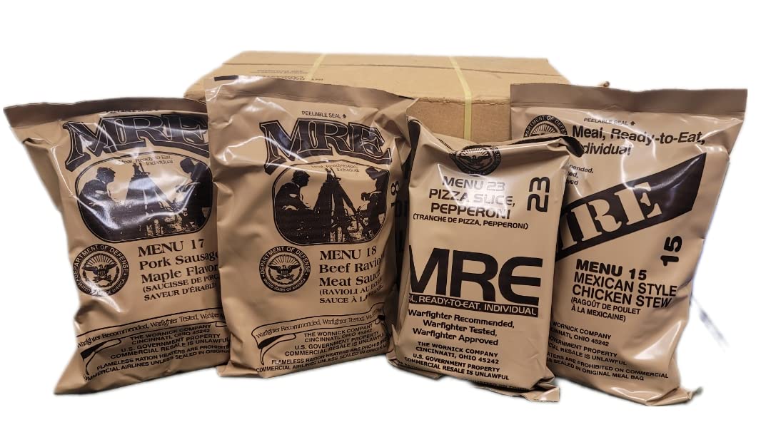 4-Pack MREs (Meals Ready-to-Eat) I8128