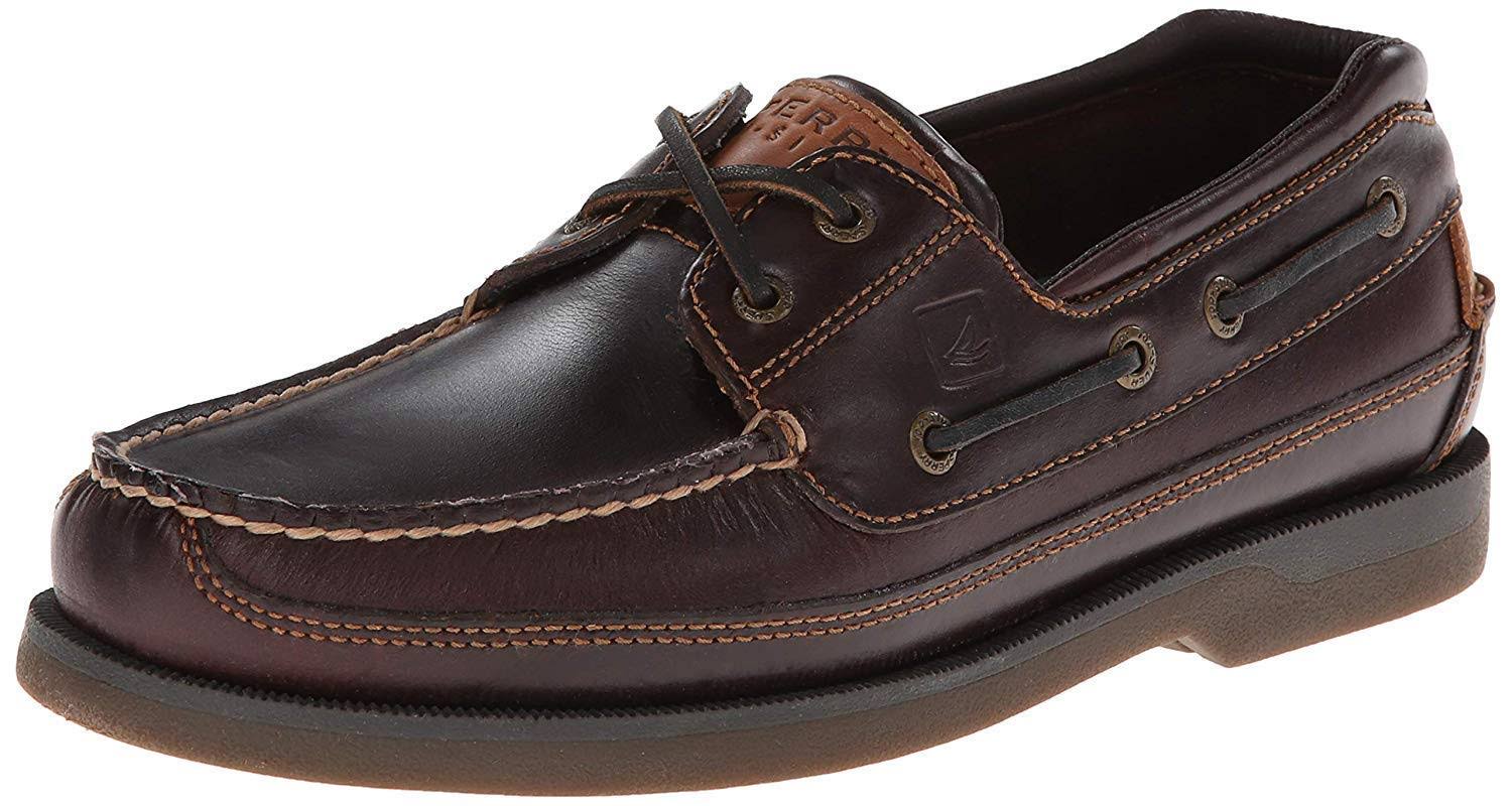 Amaretto Men's 2-Eye Canoe Moc Shoes F505465