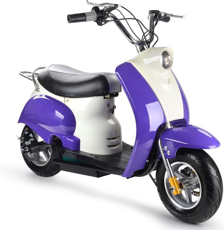 24v Electric Moped Purple J358