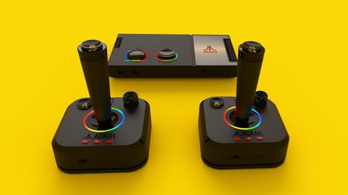 Retro Video Game Console with 200+ Games, Wireless Joysticks, RGB LED Lights T242