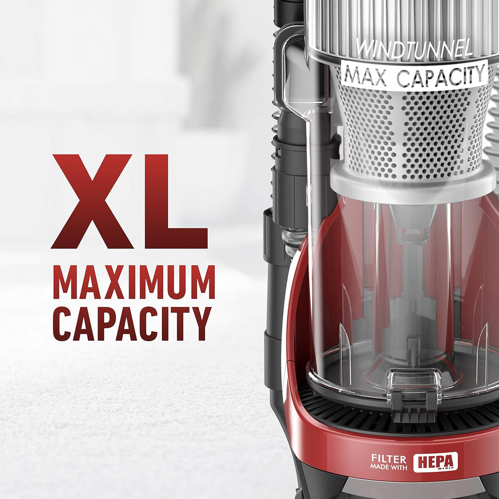 Red Upright Vacuum Cleaner with HEPA Media Filtration R1200