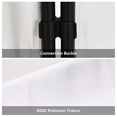 Black 6 Panel Folding Room Divider F3062
