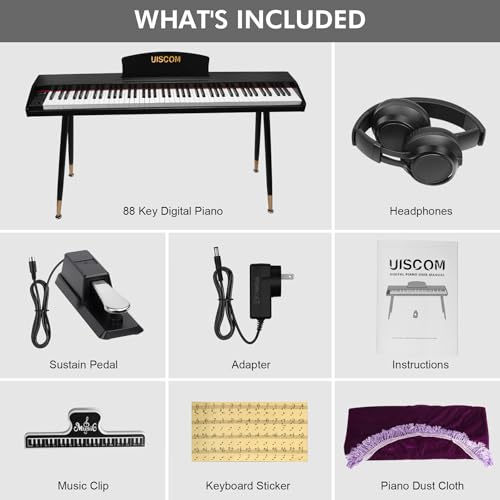 88 Key Semi-Weighted Digital Piano with Stand P21815