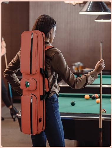4x5 Pool Cue Case with Adjustable Shoulder Straps A1837
