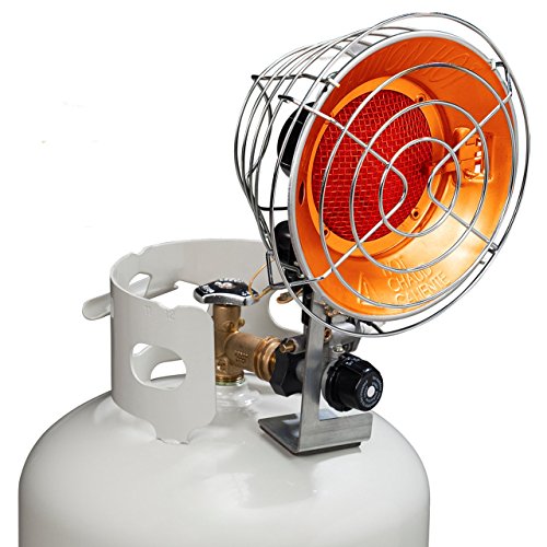 Silver 15000 BTU Propane Tank Top Heater J7229