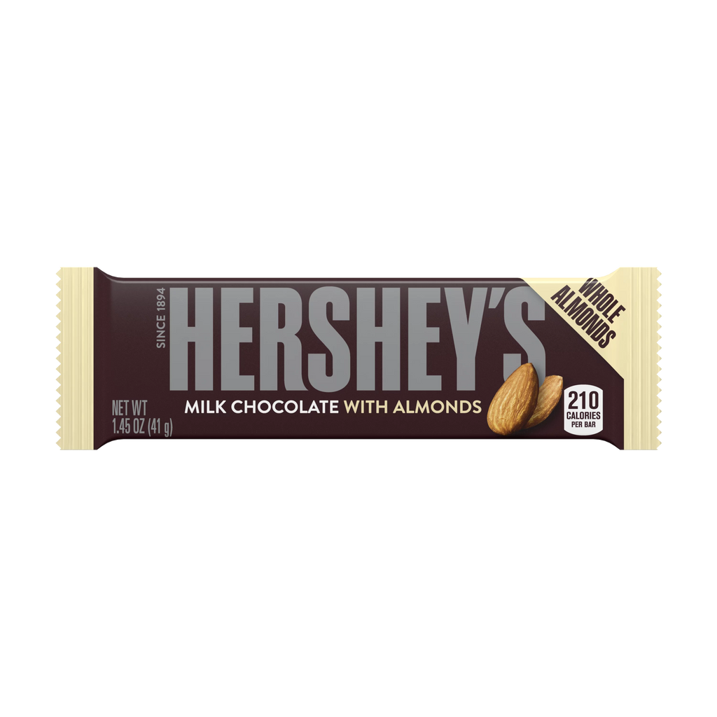 Milk Chocolate Assortment Candy Bars, Individually Wrapped, 45 oz, 30 Piece F41788