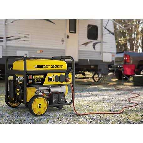 3650 Watt Electric Start Portable Generator with RV Outlet K864
