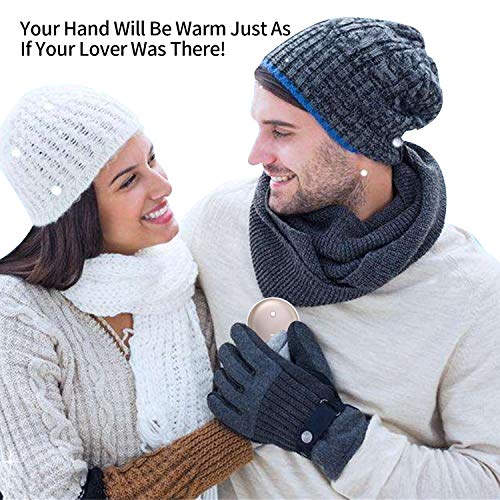 Rechargeable Hand Warmer 5200mAh Double-Sided Electric Hand Warmer Power Bank O5653