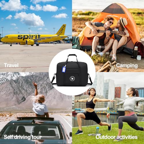 Black 18x14x8 Inch Travel Duffel Bag U9158