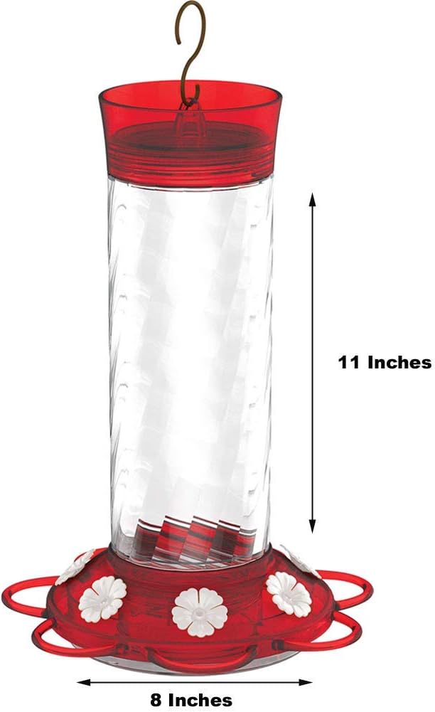 Diamond Glass Hummingbird Feeder, 30 Fluid Ounce X74765