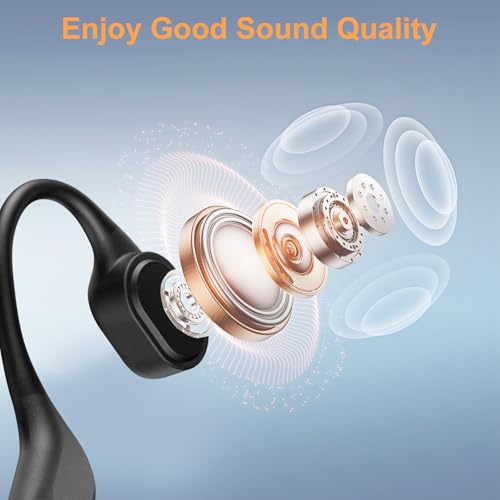 IP68 Waterproof 32GB MP3 Player Bone Conduction Headphones (Black) W6383