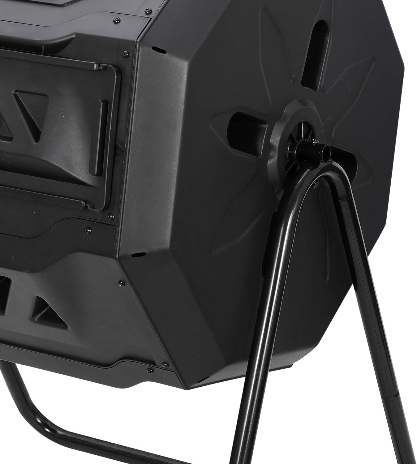43 Gallon Dual Rotating Chamber Compost Tumbler Z3607