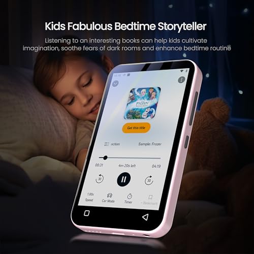 Pink 4" WiFi MP3 MP4 Music Player with Bluetooth B8637