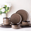 Green 18PCS Ceramic Dinnerware Set M7789