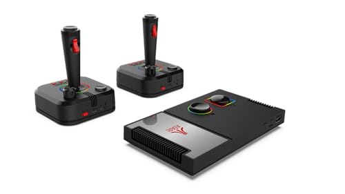 Retro Video Game Console with 200+ Games, Wireless Joysticks, RGB LED Lights T242