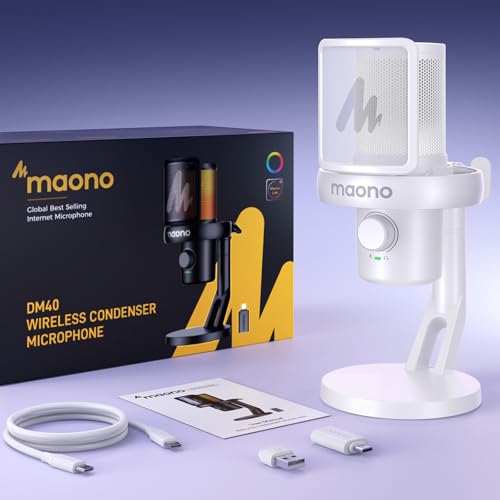 Wireless Microphone with 3-Level Noise Cancellation USB Mic X219026