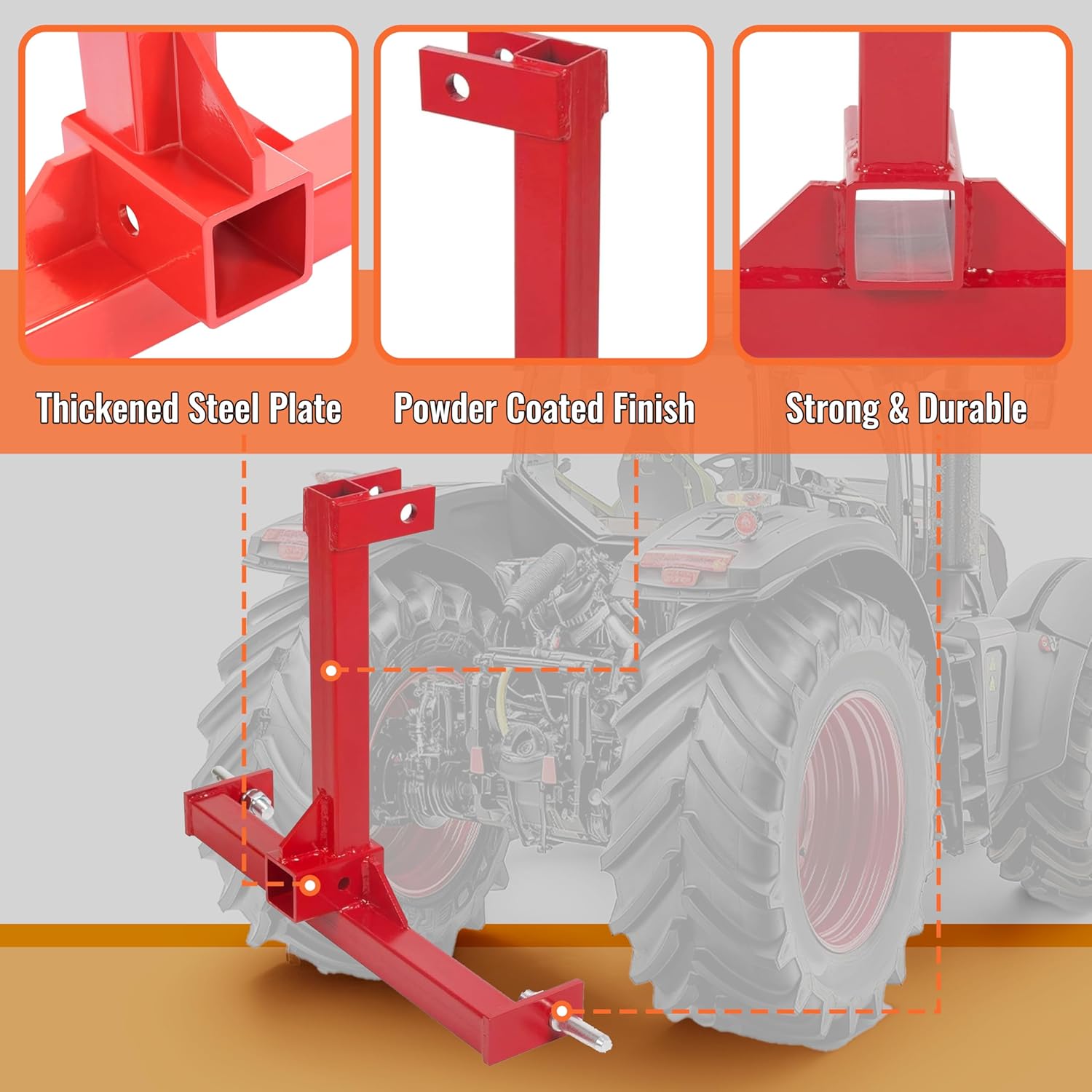 Red Towing Hitch N828674