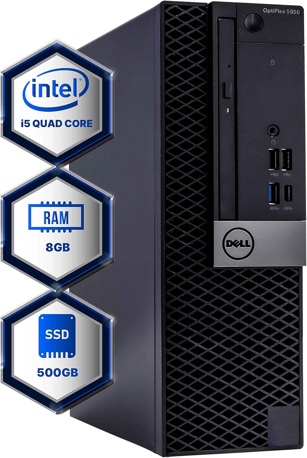 Desktop Computer Intel i5 8GB DDR4 RAM 500GB SSD Windows 10 Professional U88486
