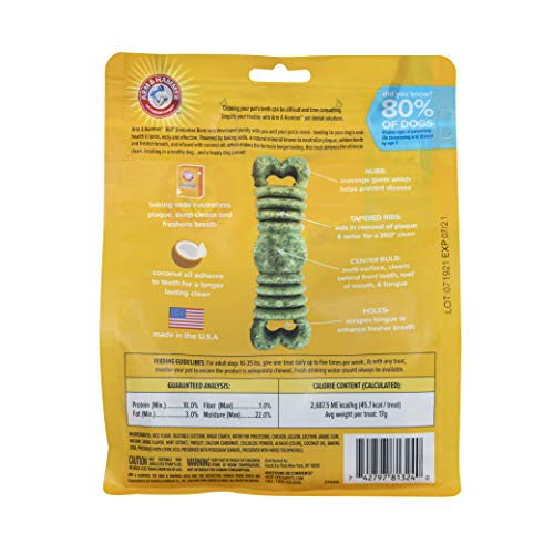 Coconut Mint Flavor 14 Count Dental Treats E480409