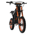 Electric Dirt Bike 2000W, 37MPH Speed, 14"/12" Fat Tires Electric Motorcycle, 48V 21AH Battery L789818