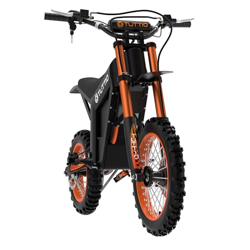 Electric Dirt Bike 2000W, 37MPH Speed, 14"/12" Fat Tires Electric Motorcycle, 48V 21AH Battery L789818