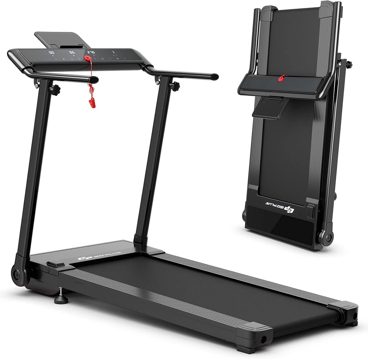Compact Electric Treadmill with LED Touch Screen C972886