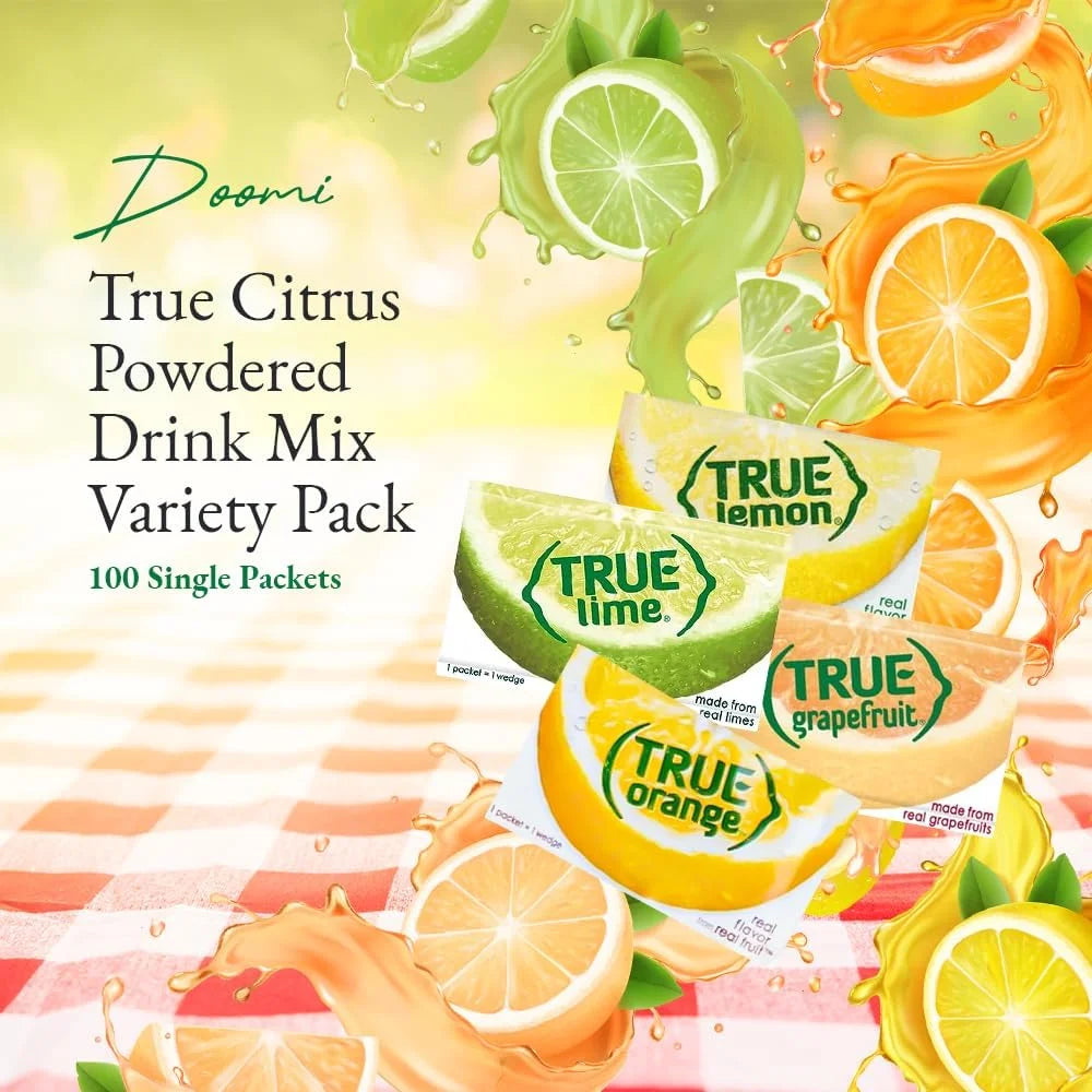 Zero Calorie Unsweetened Powdered Drink Mix Variety Pack, 100 pack T256