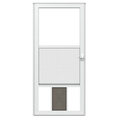 White 32-in x 81-in Storm Door W495