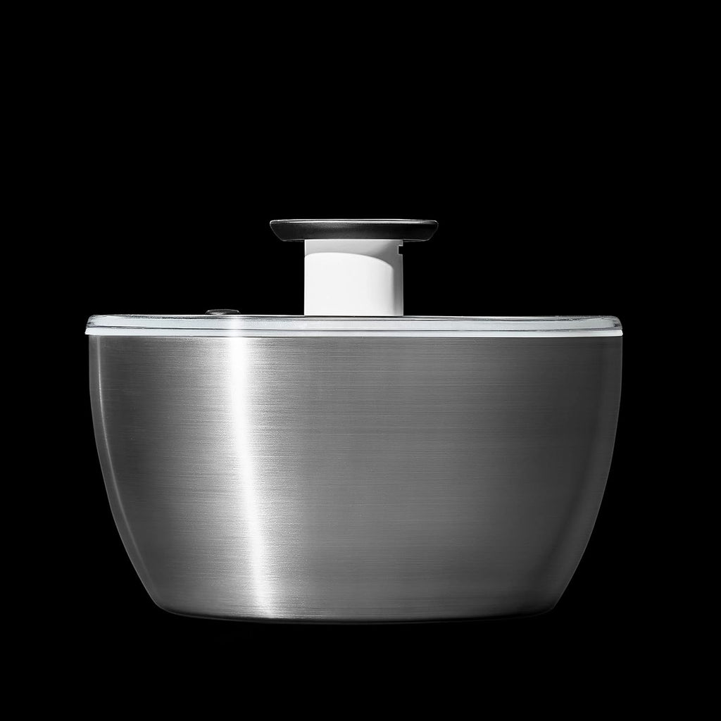 6.34 Qt Stainless Steel Salad Spinner G136824