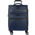Black Softside Expandable Carry On Luggage with Spinner Wheels & TSA Lock, USB Port, 20-Inch I28952