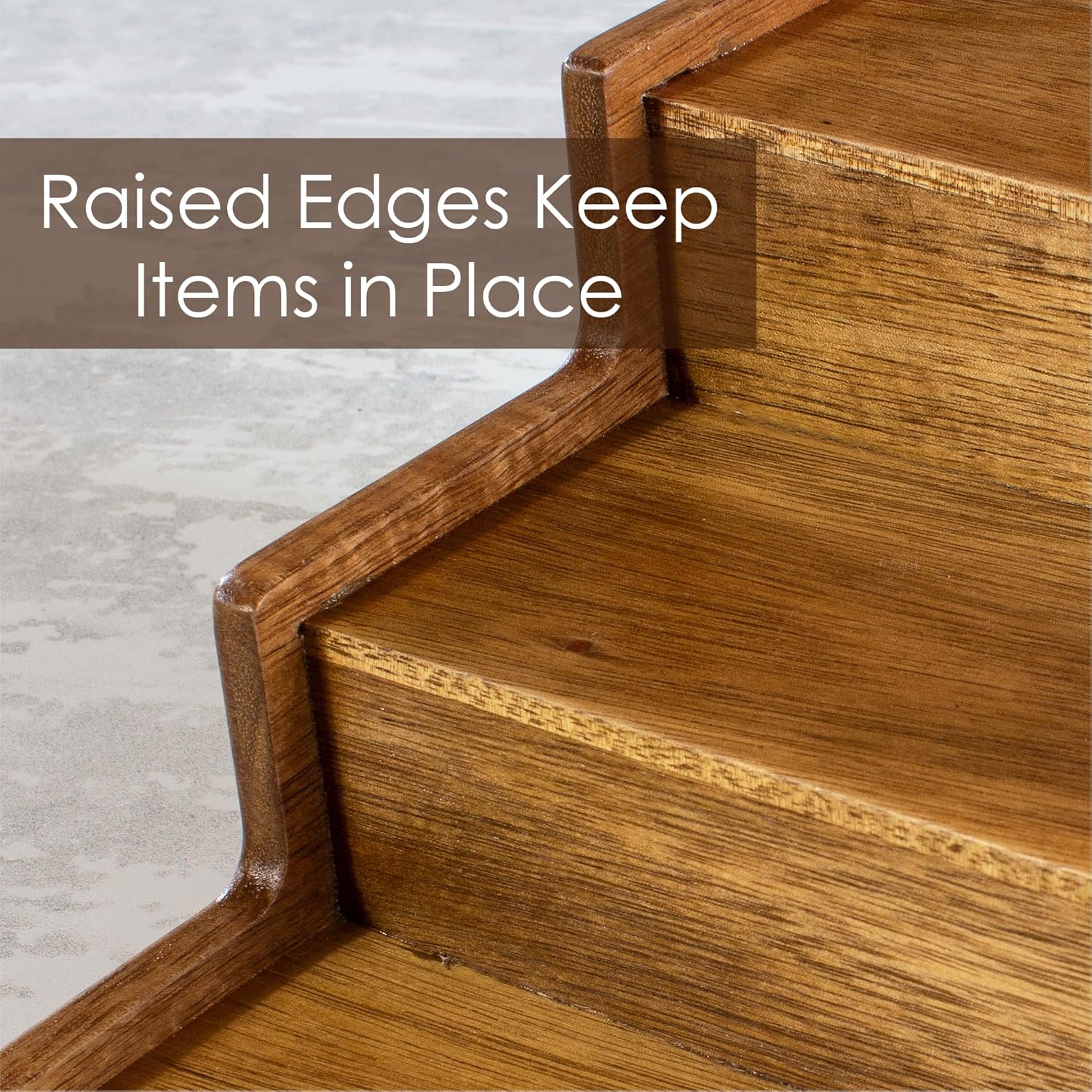 3 Tier Acacia Wood Spice Rack B7096