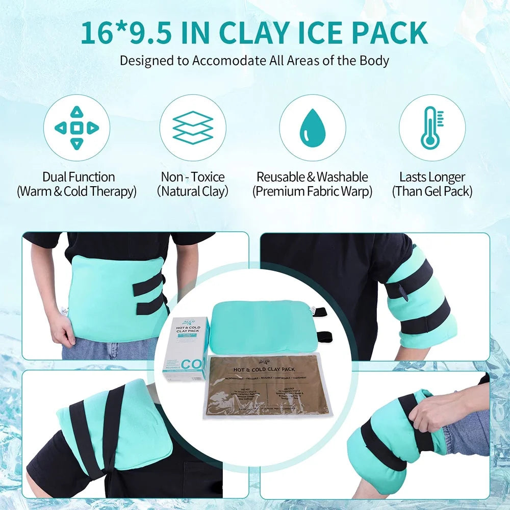 Reusable Clay Ice Pack with Strap R347912