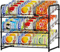Black Stackable Can Rack Organizer M8948